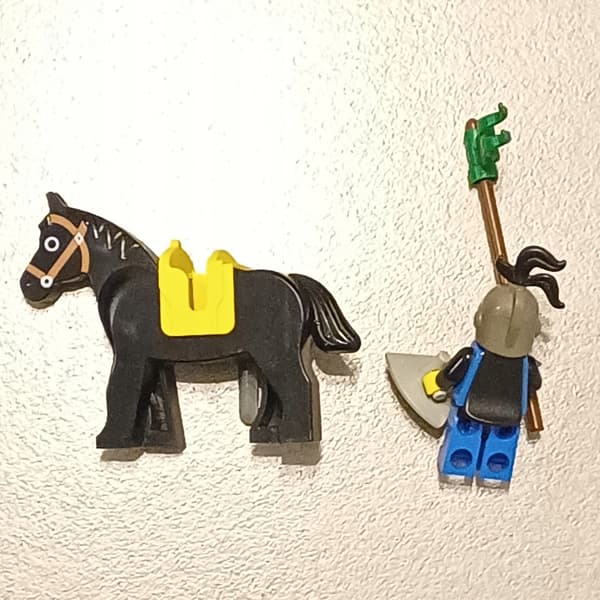 Lego Knight on Horseback
