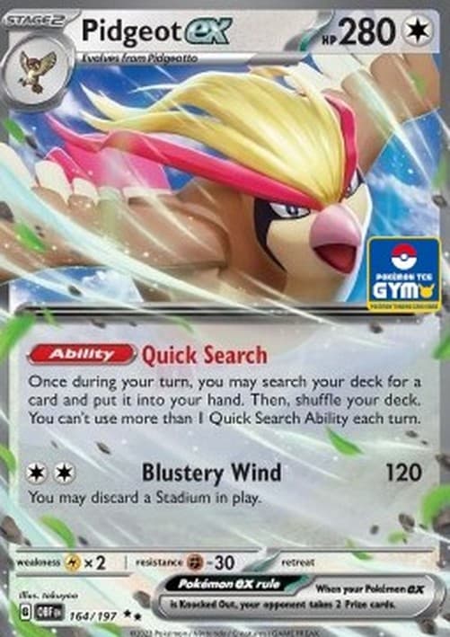Pokemon Pidgeot ex