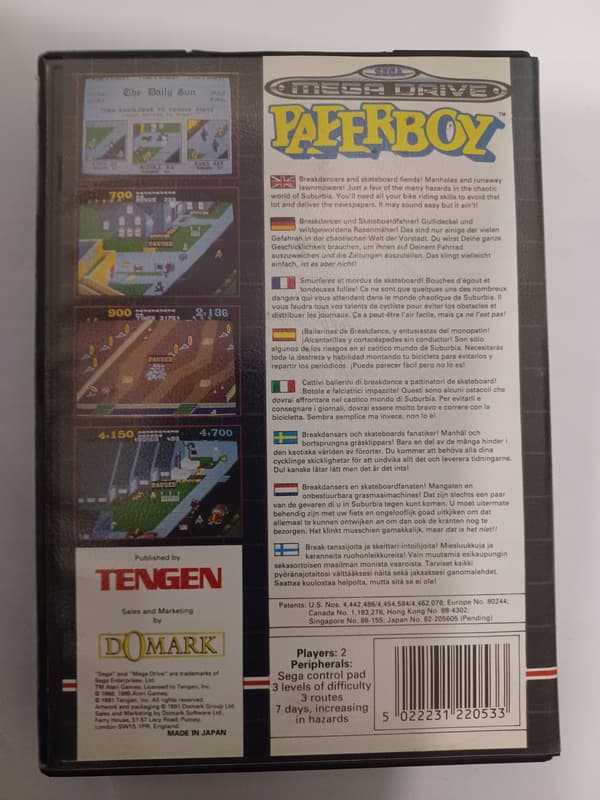 Paper Boy, Sega Mega Drive