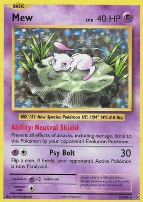 Pokemon TCG Mew