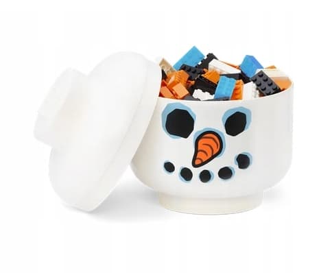 LEGO MINI SNOWMAN HEAD STORAGE CONTAINER XS 40330817
