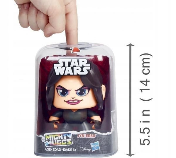 STAR WARS MIGHTY MUGGS JYN ERSO FIGURINE 3 FACES