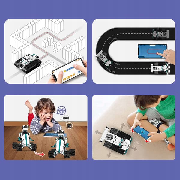 Technic Building Blocks – 3-in-1 Remote-Controlled Educational Robot
