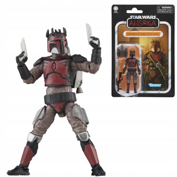 STAR WARS AHSOKA MANDALORIAN SUPER COMMANDO COLLECTOR’S FIGURINE