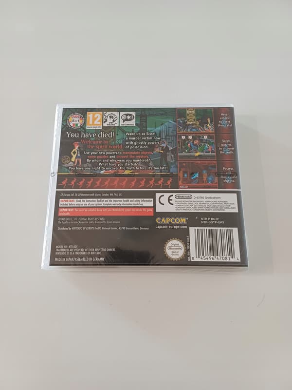 Ghost Trick: Phantom Detective – Nintendo DS boxed version