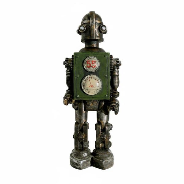 Retro collectable robot figurine – industrial robot decoration