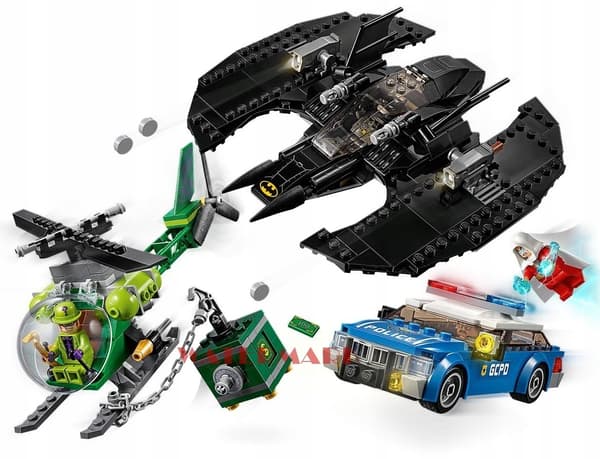 Lego minifigure @@@ RIDDLER + WEAPON @@@ from set 76120