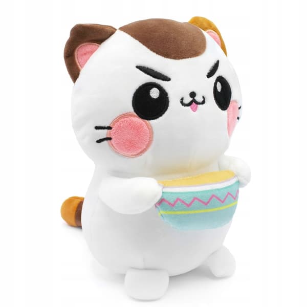 Joy Toy Standard Plush Funny Cat with Soup