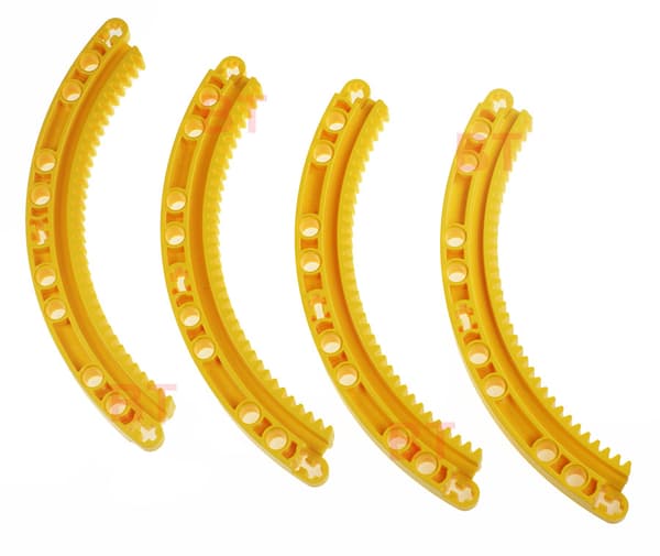 LEGO TECHNIC Circular Arched Gear Rail 6151167 24121 6400559 4 pcs