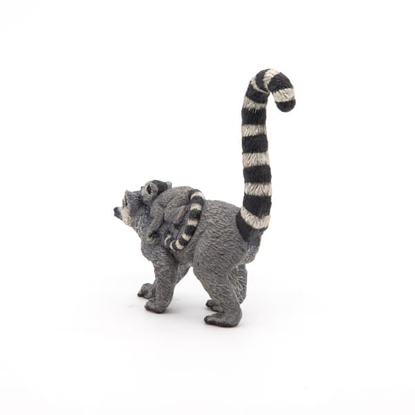 LEMUR WITH YOUNG [FIGURINE]