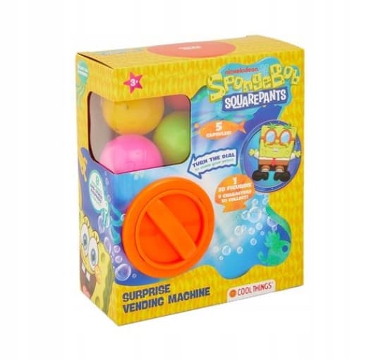 SPONGEBOB Surprise Vending Machine – 5 Surprises, FIGURINES, Age 3+