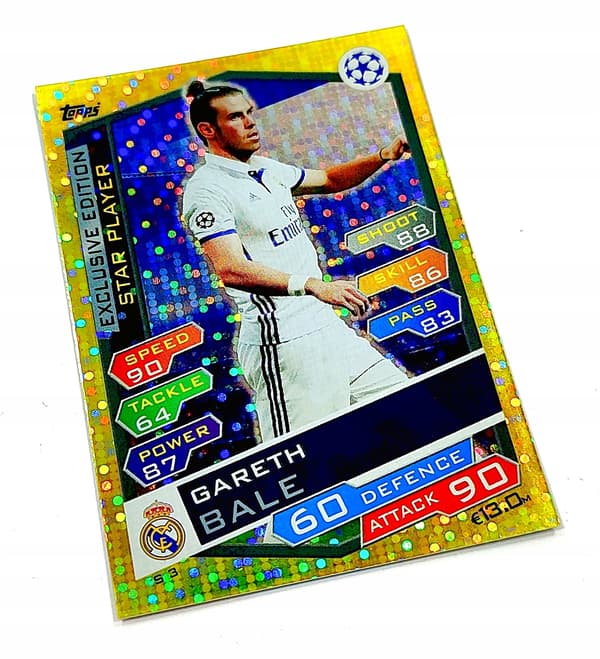 MATCH ATTAX 2016/17 CARD S 3 GARETH BALE / STAR PLAYER