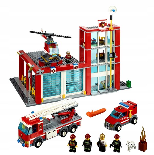 LEGO City – 60004 Fire Station – New