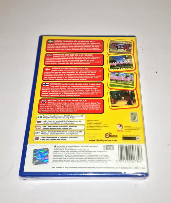 PADDINGTON BEAR PS2 – NEW – SEALED –