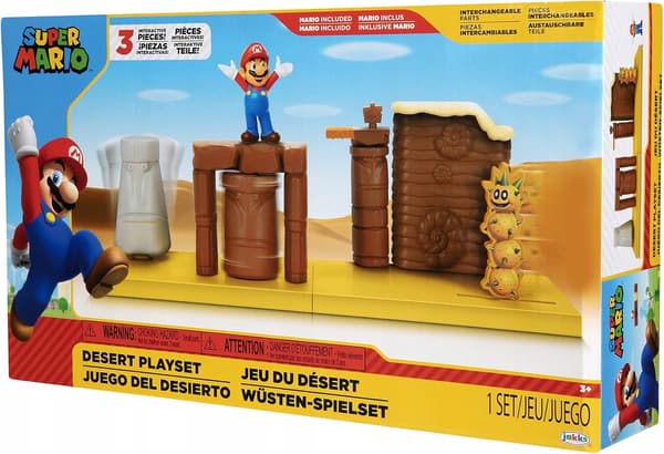 Super Mario Desert Playset – Toy Set with Action Figures