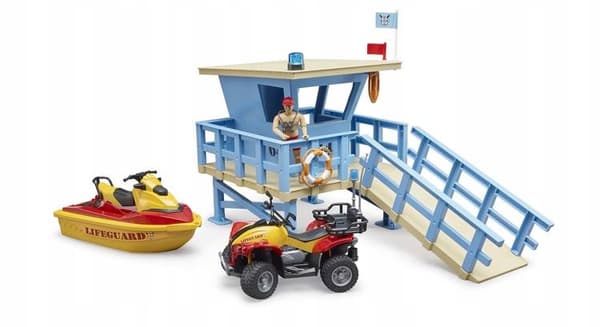 Bruder 62780 Quad Lifeguard Beach Station