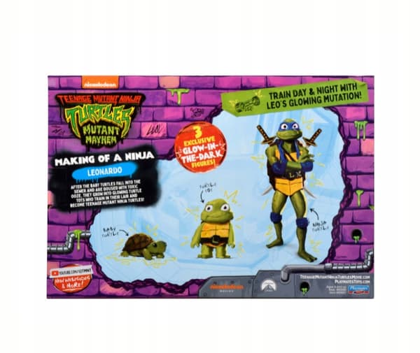 NINJA TURTLE FIGHTERS LEONARDO Figure Set – Evolution 3-pack