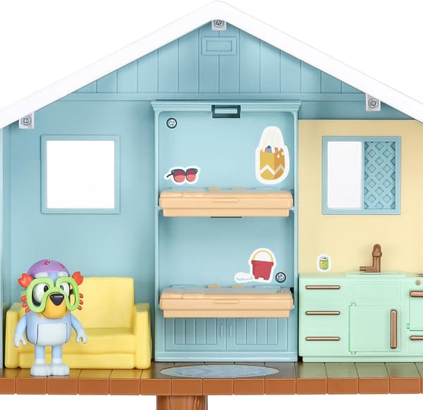 MOOSE TOYS Bluey Beach Hut Bluey Set