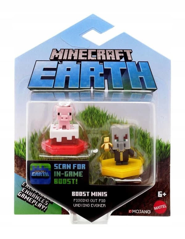 Mattel Minecraft Pig and Summoner GMD16 2-pack