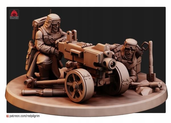 Desert Hawks Heavy Support Team Red Pilgrim-figur