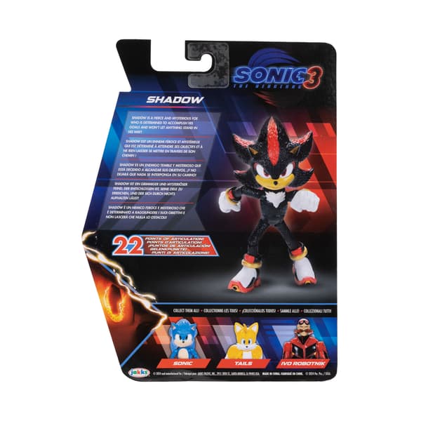 Sonic 3 film 12.7 cm action figures – Shadow