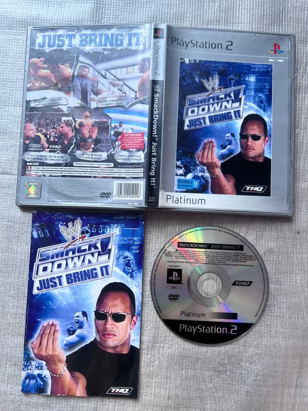WWF SMACKDOWN! JUST BRING IT PS2 PLATINUM