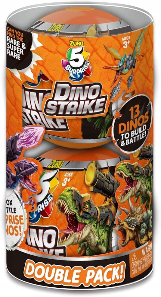 2 DINOSTRIKE Surprise Balls: Battling Dinosaurs