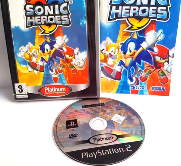 SONIC HEROES PS2 – A SUPER COLOURFUL PLATFORM GAME FOR CHILDREN!