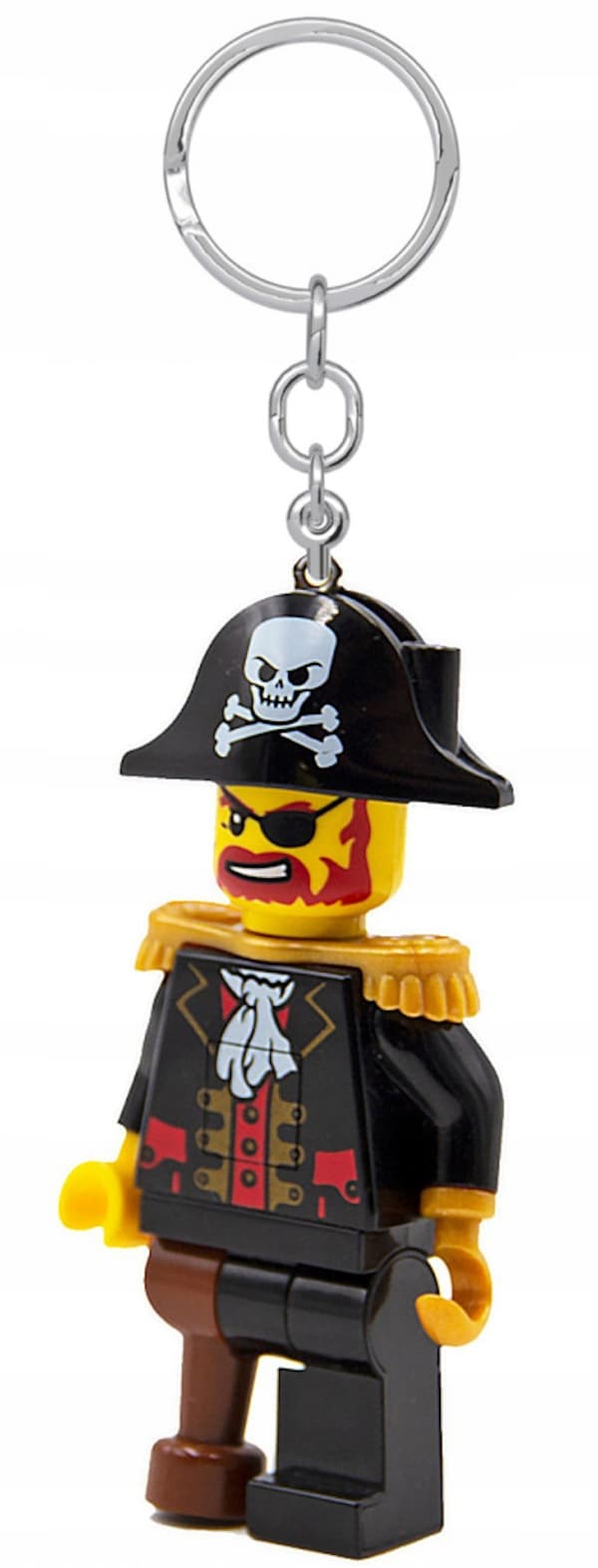 LEGO PIRATES REDBEARD PIRATE LED TORCH KEYRING + GIFT BAG