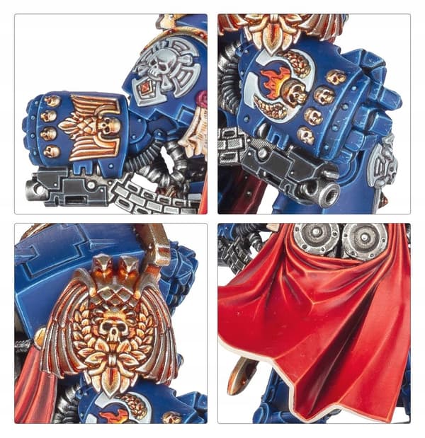 Marneus Calgar i Antilochus’ rustning