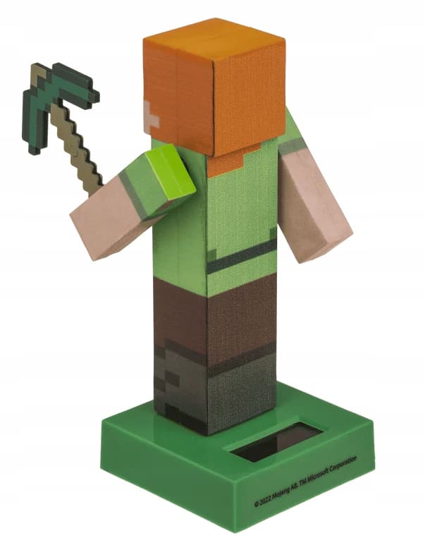 Minecraft ALEX OOTB 9885 Solar-Powered Figurine