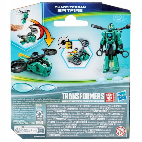 TRANSFORMERS EARTHSPARK AUTOBOT ROBOT FIGURINE CHAOS TERRAN SPITFIRE