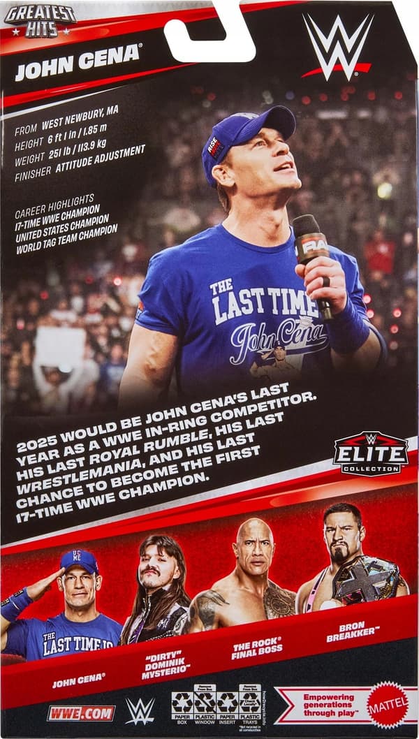 MATTEL WWE Elite Greatest Hits John Cena Figure