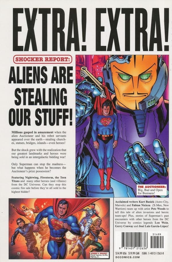 SUPERMAN BACK IN ACTION COMIC – ORIGINAL ENGLISH VERSION