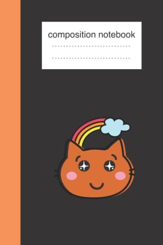 composition notebook: Cute Cats Pattern Composition Notebook, 120 pages, 6x9