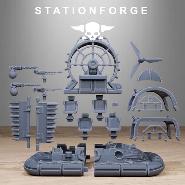 FreeGuard Hovercraft + Crew - x1 - minifakturapl