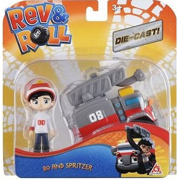 Alpha Group Rev & Roll Bo and Spritzer 7cm Figurine, 2-pack