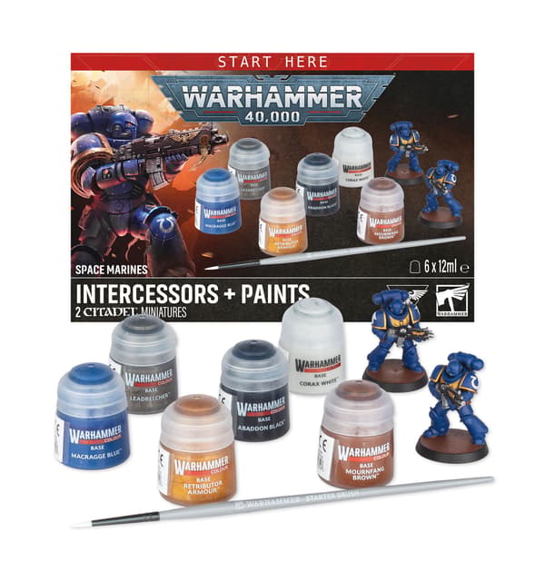 WARHAMMER 40,000 SPACE MARINES PAINT SET