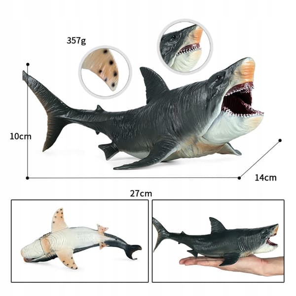Megalodon Model: Educational Shark Figurines