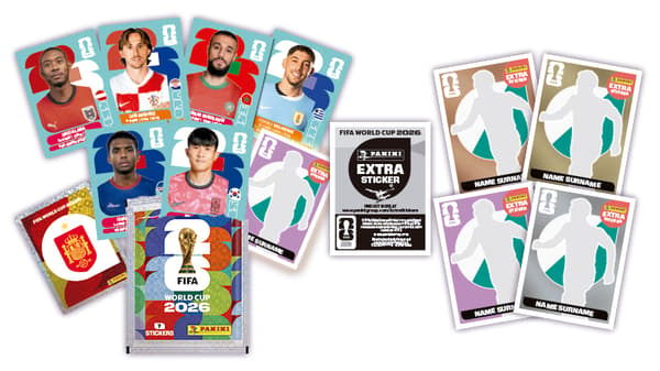 FIFA World Cup 2026 Mini TIN sticker collection: 8 sachets