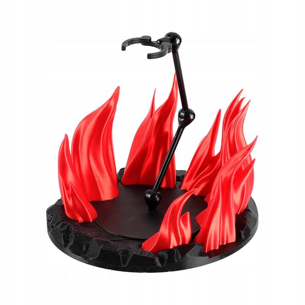 Action figure display stand Support stand model Display holder base Red doll display stand