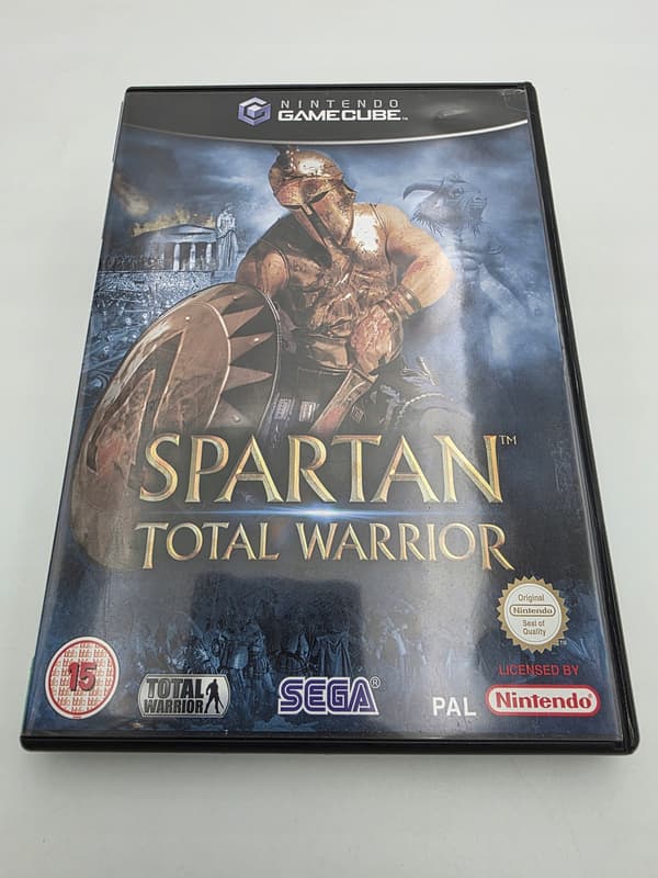 NINTENDO GAMECUBE SPARTAN TOTAL WARRIOR ORIGINAL