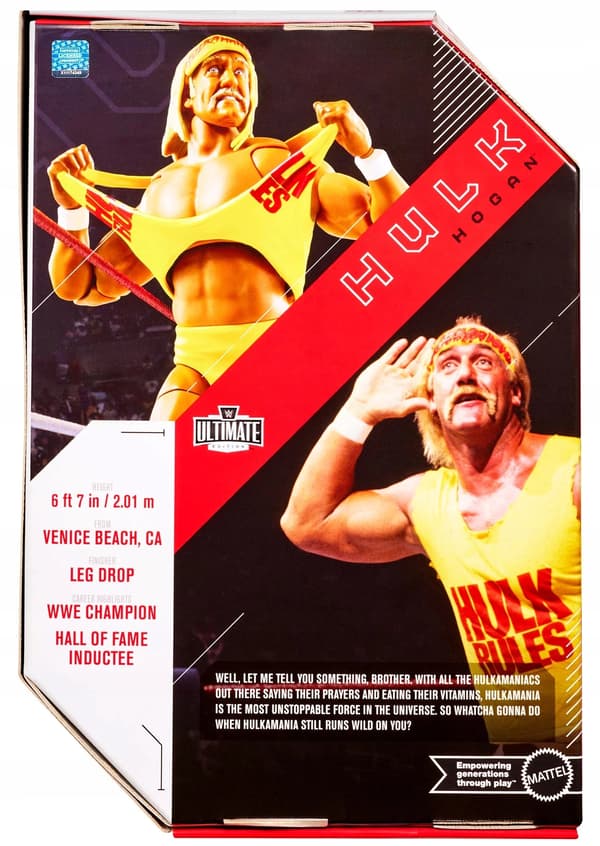 MATTEL WWE Ultimate Hulk Hogan Figure