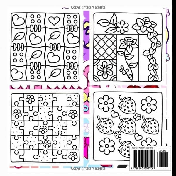 Silverlance, JaneParis Bold and Easy Comfy Patterns Colouring Book: Simple a