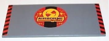 033e3. LEGO smooth tile 48288, 1 piece, grey