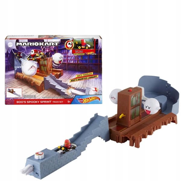 Hot Wheels Mario Kart Track: Boo’s Haunted Library