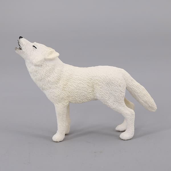 PVC wolf figurines: Forest creatures, BPA-free, Zoo, Learning about the Arctic wolf