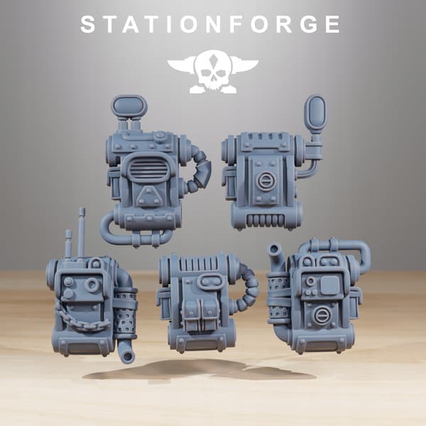 Scavenger Junkbots – Station Forge – Minifaktura