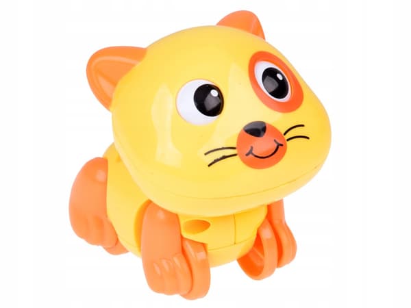 FOR CHILDREN: WIND-UP COLOURFUL KITTY – 1 PC