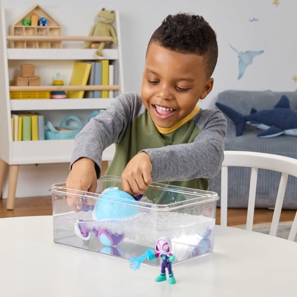 Spidey Amazing Turtle Submarine Ghost-Spider Colour Variant Water-Webs Hasbro